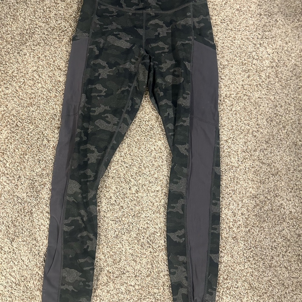 Fabletics Black Camo Leggings